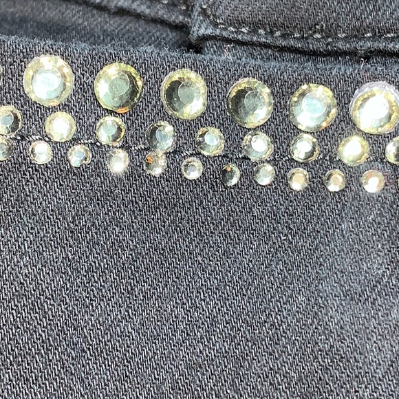 NYDJ crop jeans w/crystal embellishments stretch - Picture 12 of 16